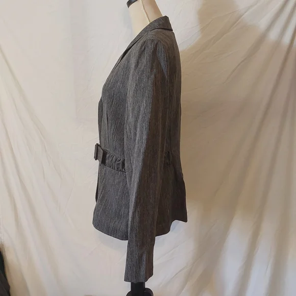 Vintage Sweet Suit Elegant Black/White Suit Set with Belt Size 14 - Picture 6 of 8